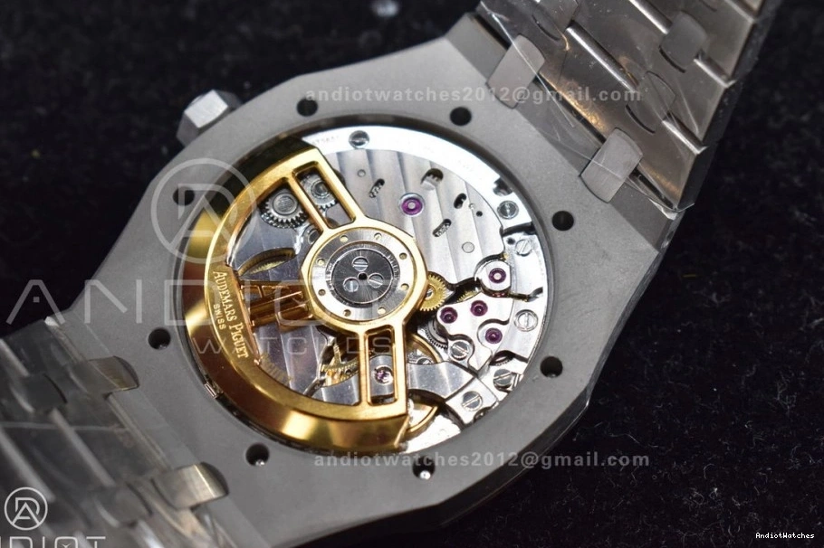on Bracelet SS White Dial Edition Super Best Textured 1:1 15500 Oak APSF A4302 Clone 449 SS 41mm Affordable Royal 0806